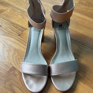 Rose Gold Block Heels